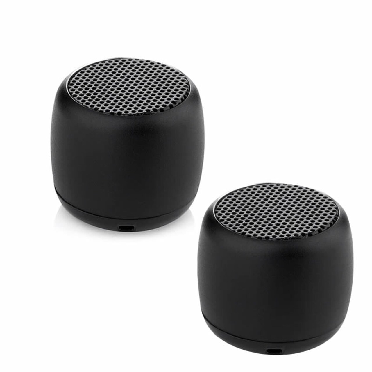 Edge Collections - Black - 1.5" - Compact Connect Bluetooth Speaker - 2 Piece
